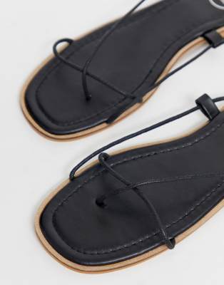barely there sandals flat