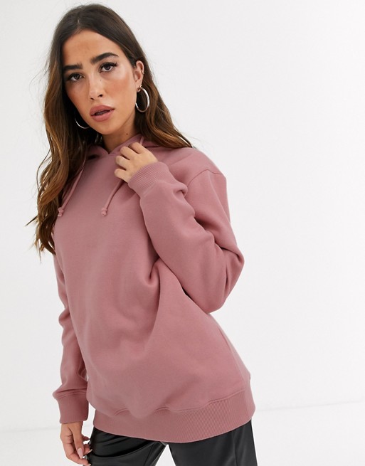 Missguided basic hoody in pink