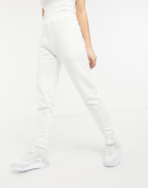 Missguided basic jogger in white