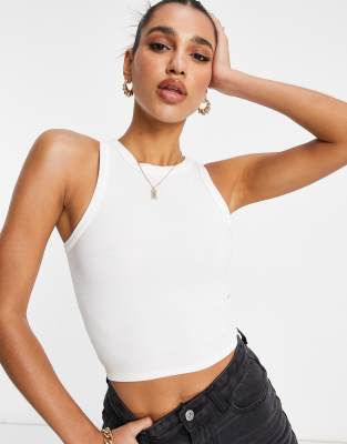 Ribbed crop deals tops missguided