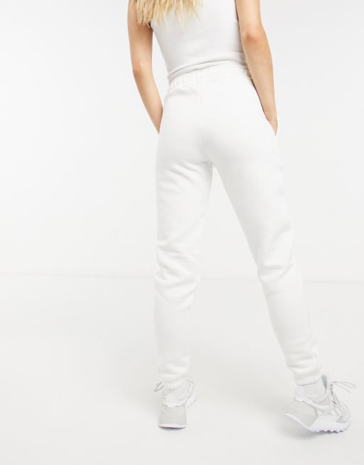 Missguided basic sweatpants in white ASOS