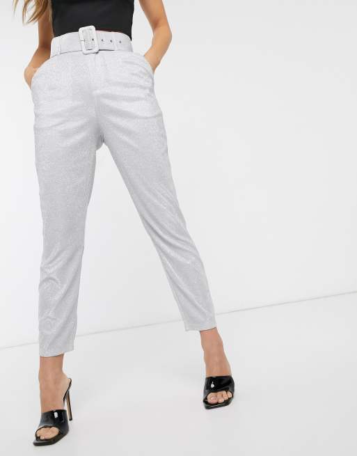 Silver cigarette clearance trousers