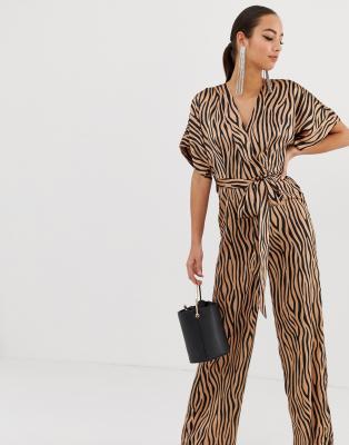 animal print jump suits