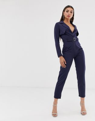 belted utility playsuit