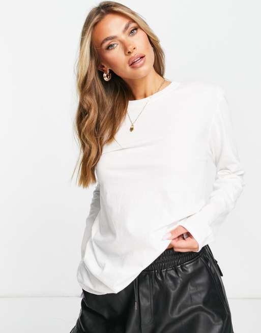 Missguided – Biały T-shirt oversize ze napisem Love Club, 3 z 4