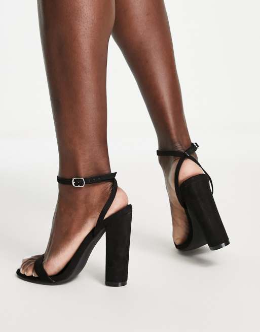 Missguided block cheap heels