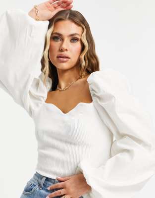 missguided white bodysuit