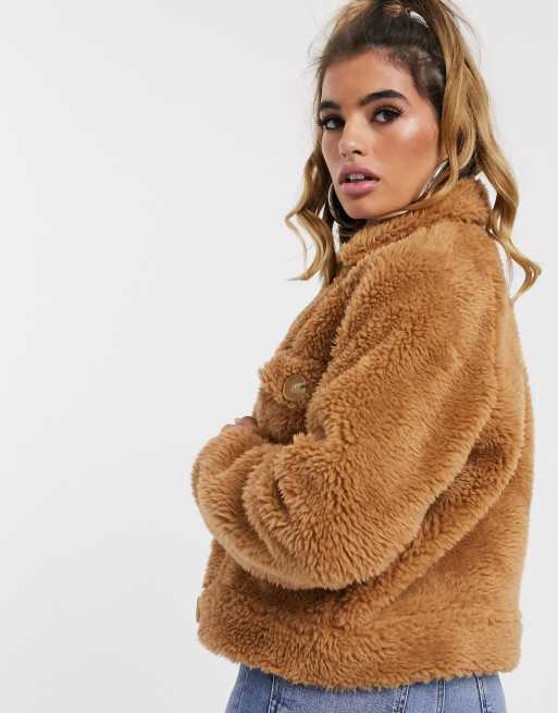 Missguided oversized shop borg trucker jacket