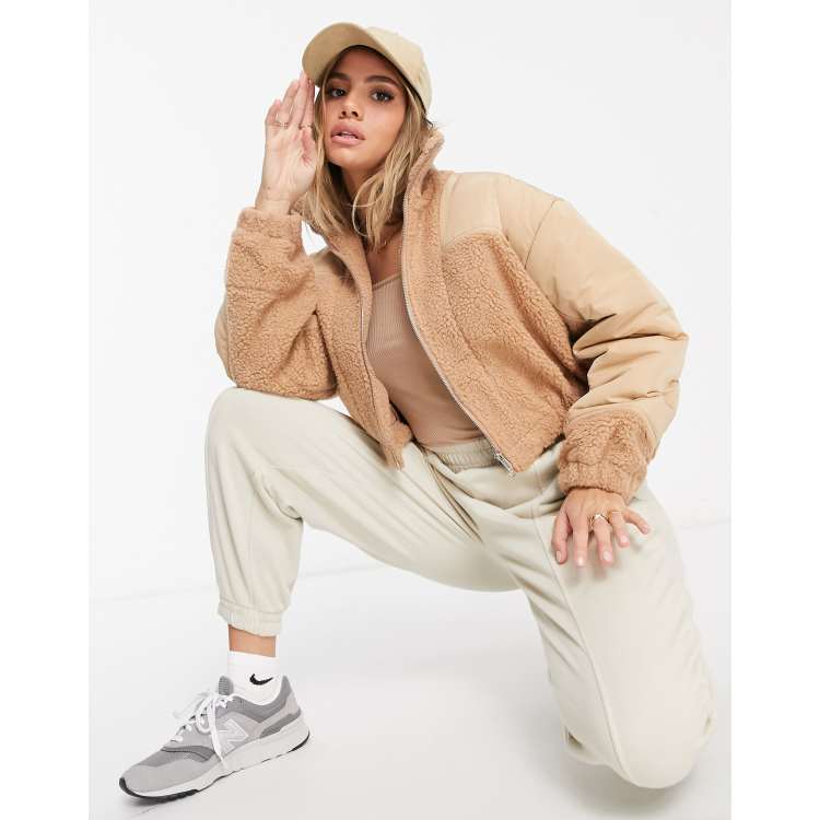 Missguided camel joggers sale