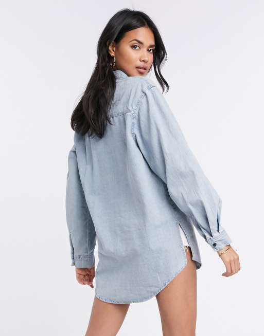 open lace back dress Ryderwear Mens Emerge Oversized T-Shirt