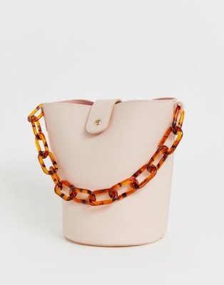 tortoise shell chain bag