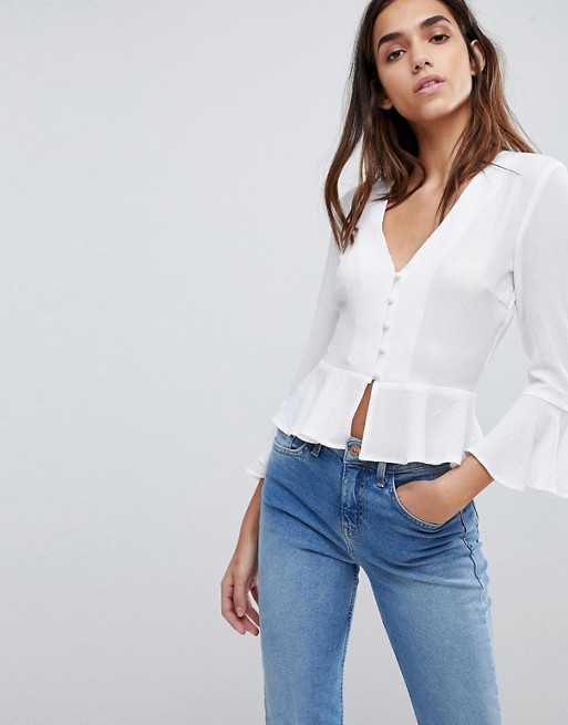 Asos white button front blouses men – Plus Size Blouses Button Down ...