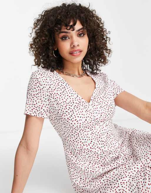 Missguided hotsell button dress