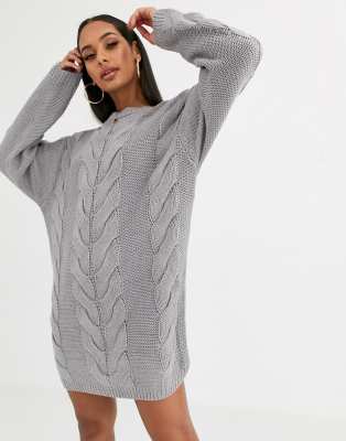 long knitted jumper dress