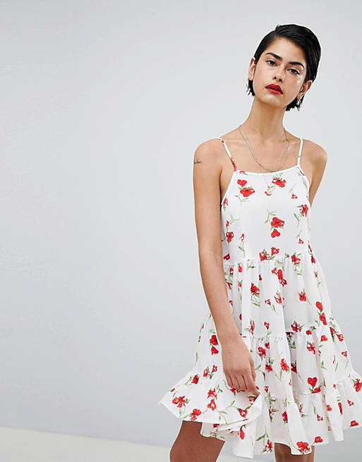 Missguided Cami Strap Floral Smock Dress | ASOS