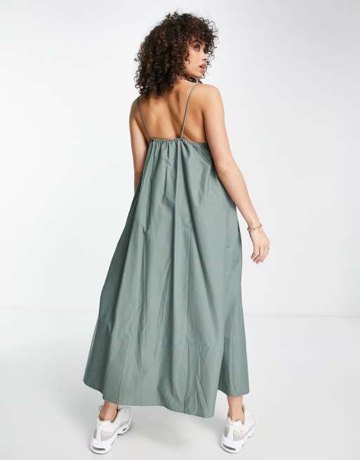 Missguided green maxi dress hotsell