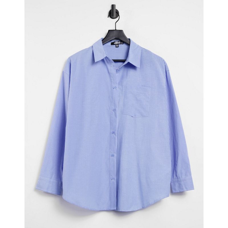 Camicie e bluse Donna Missguided - Camicia oversize blu rigato
