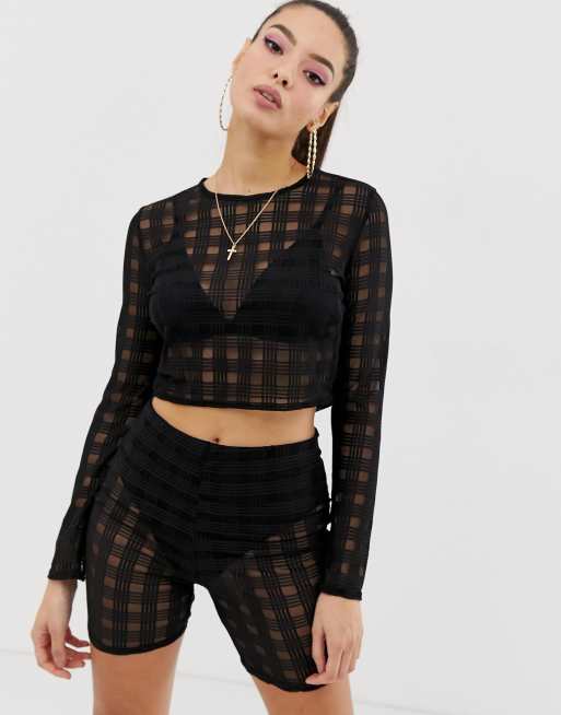 Mesh Co-ord, Mesh Two Piece Set