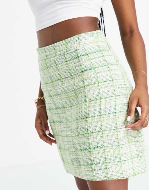 Green tweed shop skirt uk