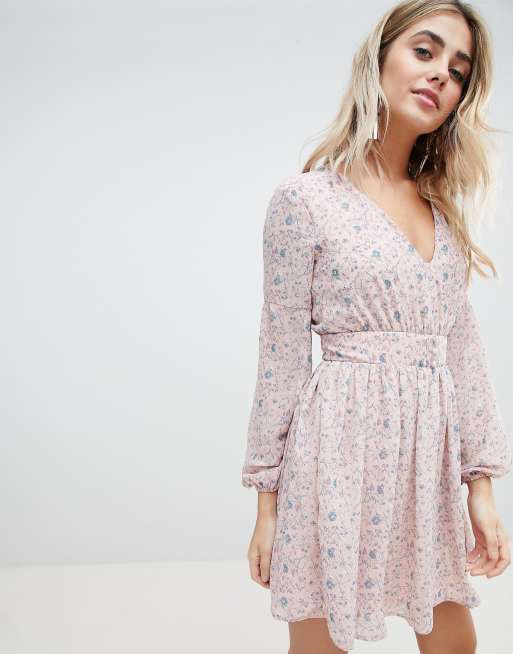 Missguided clearance chiffon dress