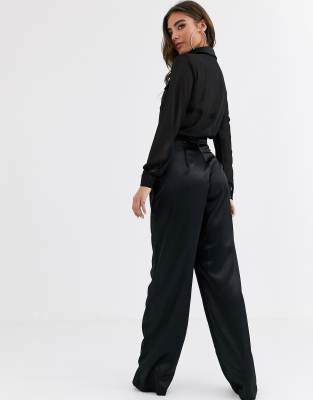 black shirt jumpsuit