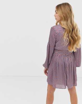 chiffon skater dress uk