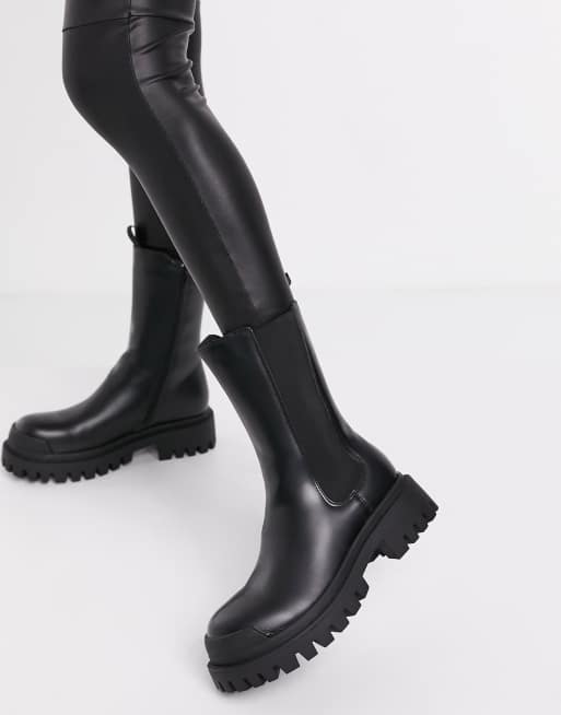 Black on sale boots missguided