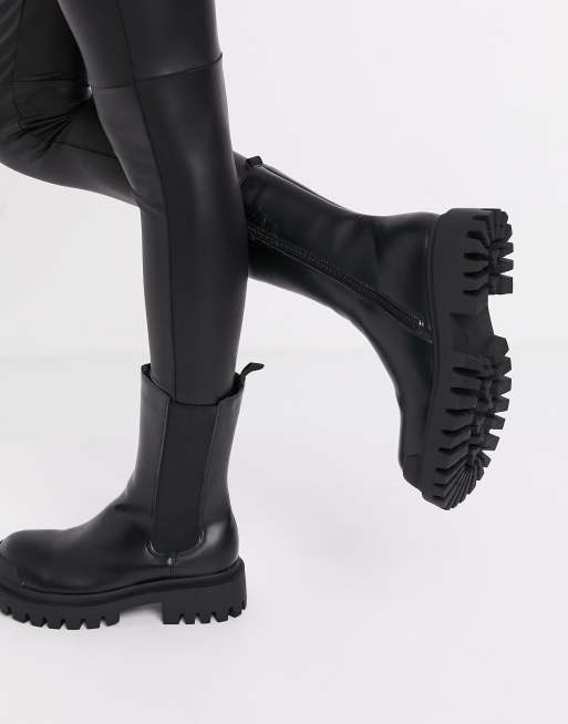 Black 2025 boots missguided