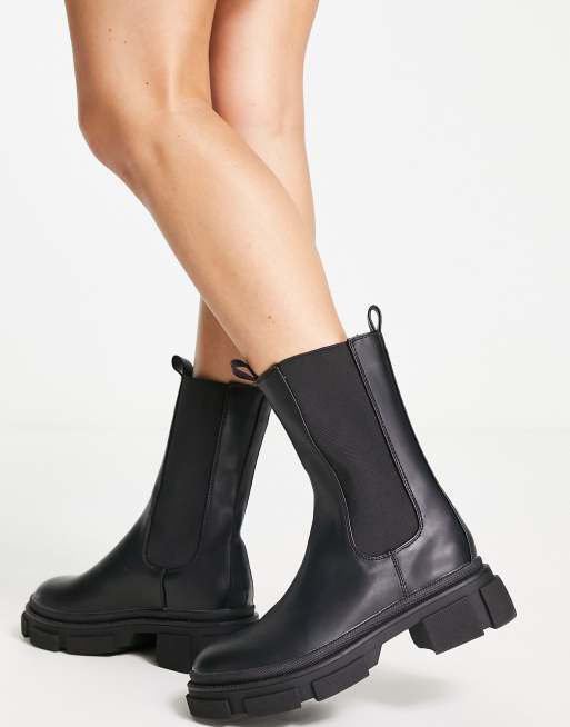 Pull on ankle store boots for womens