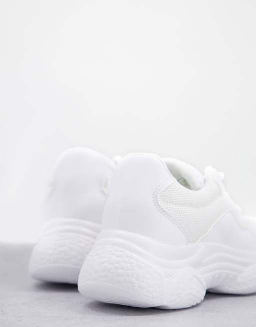 White hot sale trainers missguided