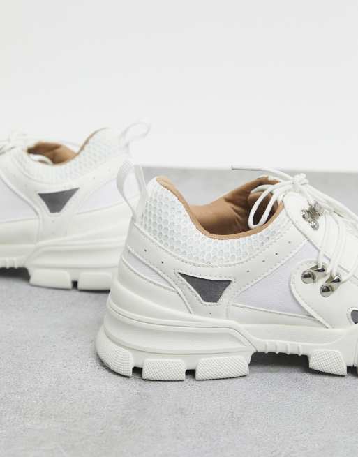 Missguided store white trainers