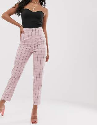missguided plaid pants