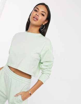 missguided cropped sweatshirt