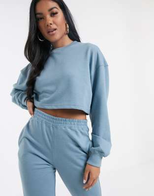 missguided cropped sweatshirt