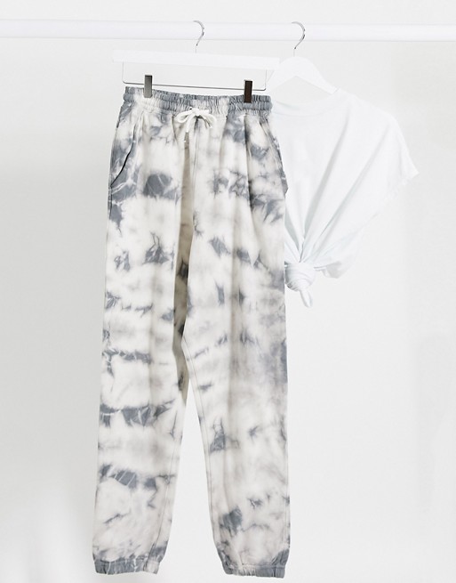 Missguided co-ord joggers in tie dye print