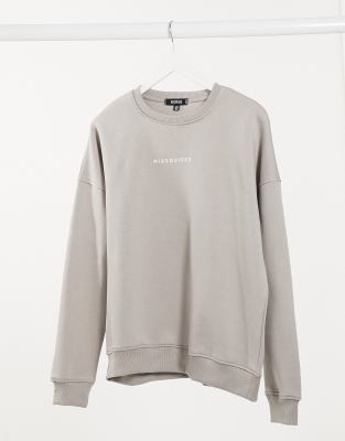 missguided grey sweatshirt