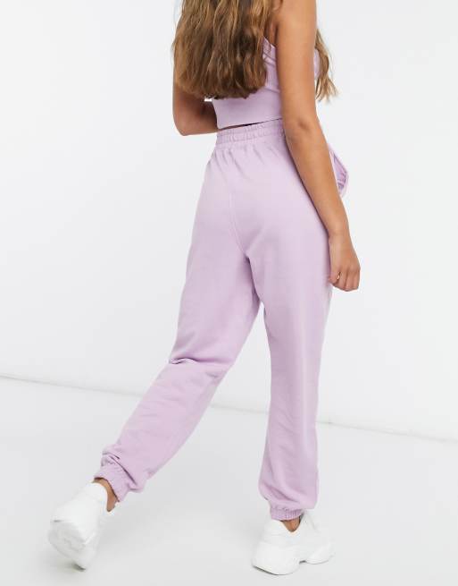 Missguided outlet lilac joggers