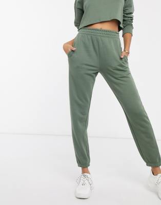 asos green joggers