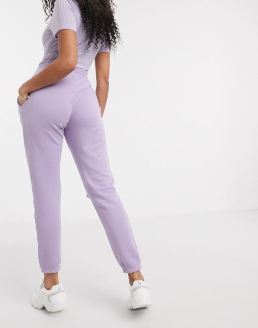 Missguided 2025 lilac joggers