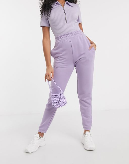 Missguided outlet lilac joggers