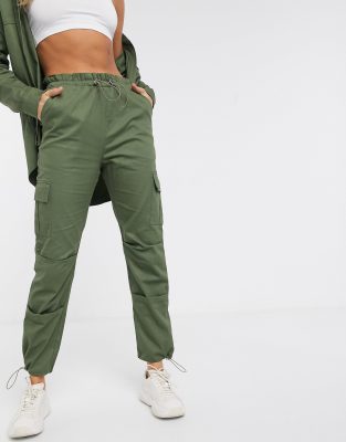 twill cargo trousers