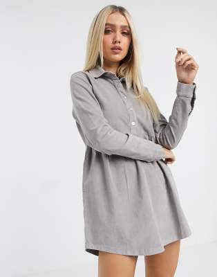 grey smock dress