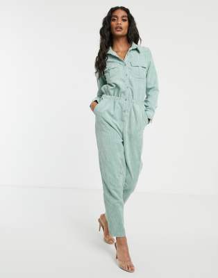 missguided cord jumpsuit