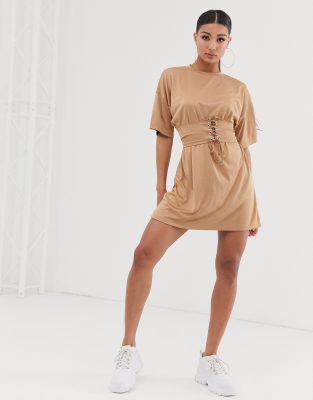 corset t shirt dress