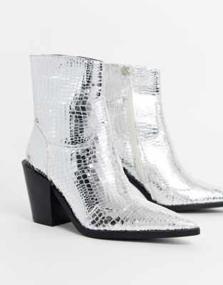 missguided white cowboy boots