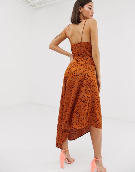 Missguided Cowl-Neck Midi Dresses