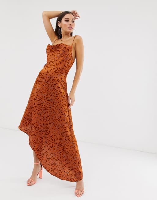 Missguided Cowl-Neck Midi Dresses