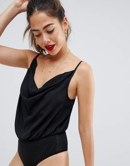 Missguided Cowl Neck Strappy Body