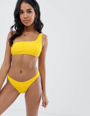 missguided yellow bikini