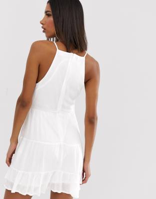 asos white shift dress